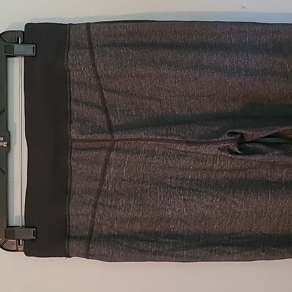 Lululemon Heathered Gray Black Band Lightweight Full Length Pants Wmns 6 Yoga - Picture 7 of 13